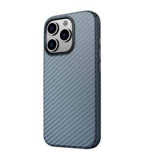 Swissten MagStick Shell tok iPhone 15 Pro Max, kék