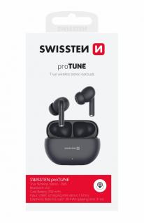 Swissten Pro Tune TWS bluetooth fülhallgató, fekete