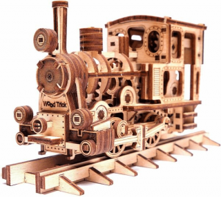 Wood Trick Chug-chug gőzmozdony 3D fa mechanikus modell