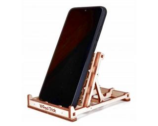 Wood Trick Mobiltelefon állvány 3D fa mechanikus modell