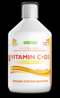 C+D3 folyékony vitamin 500 ml