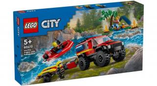 LEGO® City - 4X4 Tűzoltóautó mentőcsónakkal (60412)