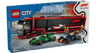 LEGO® City - F1®-es kamion, RB20 és AMR24 F1®-es autókkal (60445)