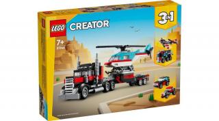 LEGO® Creator - Platós teherautó és helikopter (31146)