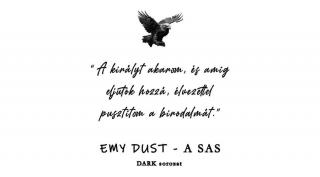 Emy Dust - A SAS idézetes vászontáska