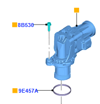 EGR szelep (1.5L SOHC DI TC DSL DV5FD B, Diesel DV5FD A, Diesel 95PS)