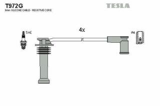 Fiesta,Focus II-III,C-Max,Fusion,Mondeo IV,B-MAX gyújtókábel klt. (Tesla)