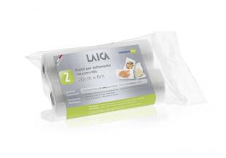 LAICA BPA mentes vákuumfólia tömlő (2db légcsatornás, EXTRA erős 20cm*600cm-es vákuumcsomagoló tekercs)