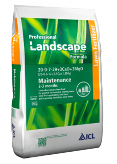 Landscaper Pro Maintenance tavaszi gyeptrágya 2-3 hó 20-5-8+3Mg+M.e. 15 kg