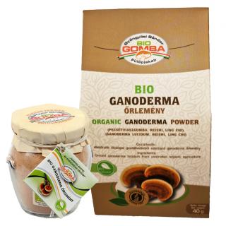 Bio ganoderma őrlemény 20 g üveges + 40 g-os Dobozos