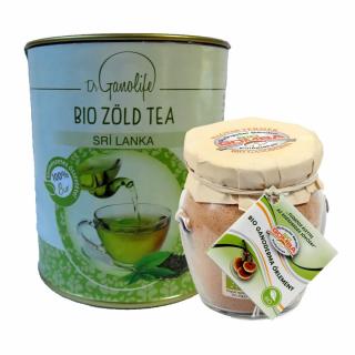 Reishi (Ganoderma) gomba és zöld tea