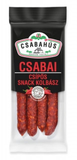 Csabai Snack kolbász csípős vg. 100g (60db/láda)