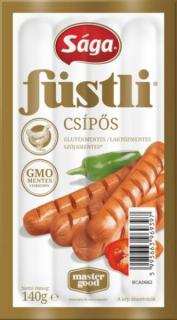 Füstli csípős, Jalapeno paprikával 140g (20db/#) Sága