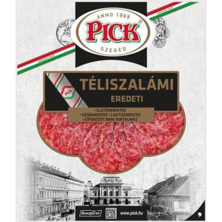 Téliszalámi körtálcás szeletelt vg.70g (10db/#) Pick