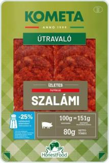 Útravaló Ízletes paprikás szalámi szeletelt vg.65g Kometa