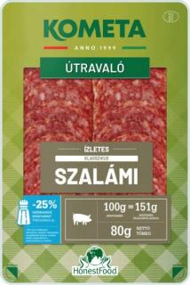 Útravaló Ízletes szalámi szeletelt vg.65g Kometa