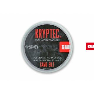 KRYPTEC  Coated Hooklink soft  35lb Iszap 20m Bevonatos Előke Zsinór