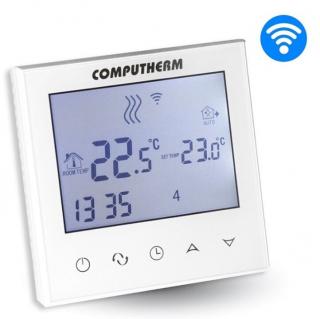 COMPUTHERM E280 programozható digitális Wi-Fi szobatermosztát központi fűtéshez és hűtéshez (műanyag fedőlappal)