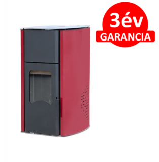 FALCON COMODO CENTRAL P25 vízteres pellet kályha (25 kW - Bordó)