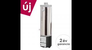 MSS FM INOX 120 fatüzelésű acél vízmelegítő - 120 literes rozsdamentes tartállyal / 7,5 kW-os tűztérrel