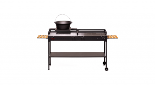 MSS Premium FM R Grill grillsütő állvány üsttartóval (134 x 40 cm)