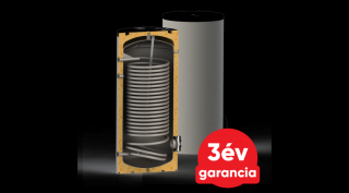 Sunsystem SWP N 2L 300 indirekt HMV tartály 1 db extra méretű hőcserélővel hőszivattyúhoz (279 liter)