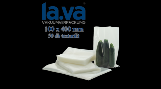 LAVA Szalámi vákuumfólia 100x400 mm Texturált (50db)