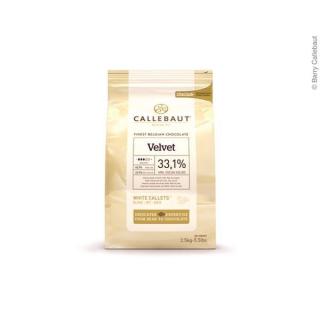 Callebaut fehércsokoládé 33,1%, 2,5 kg-s