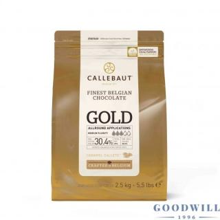 Callebaut Gold fehér csokoládé karamellel 1 kg