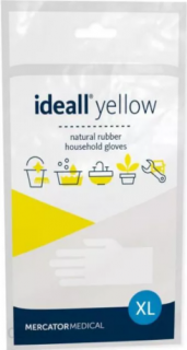 Ideall Yellow háztartási gumikesztyű "S" méret