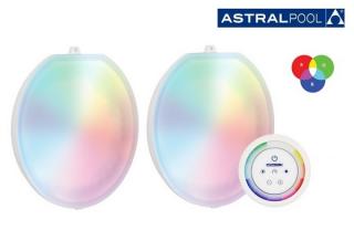 Astralpool LumiPlus Flexi 2db RGB LED izzó medencébe távirányítóval 34,5W 2000 lumen AP-76581M