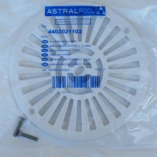 AstralPool service parts - 00271 padlóösszefolyóhoz fehér rács 4402022203