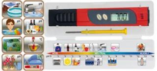 Basic Home pH teszter és hőmérő műszer PHT 01