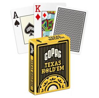 Copag Texas Holdem jumbó indexes plasztik póker kártya - FEKETE