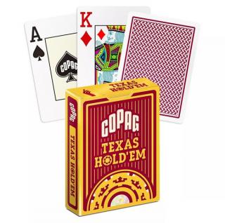 Copag Texas Holdem jumbó indexes plasztik póker kártya - PIROS