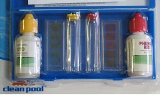 Folyadékos vízelemző készlet pH és klór méréshez TVP Clean Pool