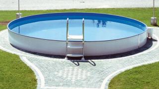 Hobby Pool Styria 400x120cm fémpalástos medence 0,6mm adriakék fólia SB-012310