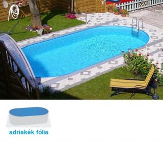 Hobby Pool Styria 7,37x3,6x1,5m fémpalástos medencetest 0,6mm adriakék fólia SB-012375