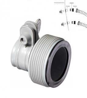 Intex hollanderes átalakító 32mm-es medence csatlakozáshoz 10722