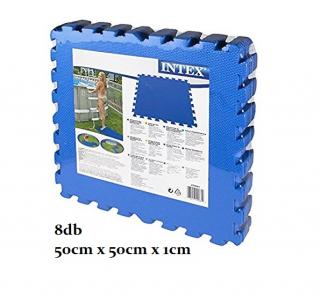 Intex puzzle PE szőnyeg 50x50x1cm KÉK 8db/cs 29081
