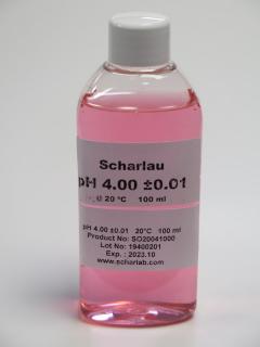 Kalibráló oldat 4.01 pH értékre 100ml Scharlau