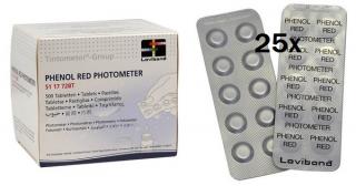 Lovibond fotométer műszerhez 250db Phenol Red tabletta a pH méréséhez AS-03019