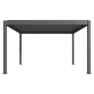 MotionFlex 400 bioklimatikus pergola, fehér led világítással 4 x 3 x 2,5m