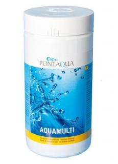 Pontaqua Aquamulti 1kg (klór, algaölő, pelyhesítő) AMU 010