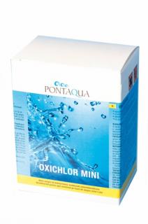 Pontaqua Oxichlor Mini, aktív oxigén és klórtartalmú, kombinált vízfertőtlenítőszer 175g OKM 003