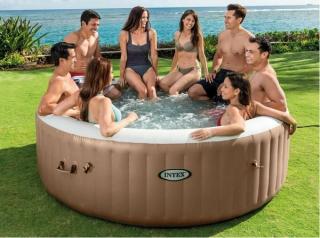 PureSpa Intex Bubble jakuzzi 8 személyes masszázsmedence 28412