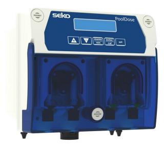 SEKO PoolDose pH - Rx Dual 0,4 liter/h mérő adagoló készülék Wi-Fi (SPA használatra)
