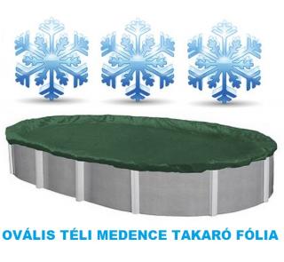 Supreme téli ovális medence takaró fólia 3,6 x 5,4m AS-173004