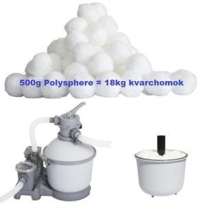 Szűrőlabda - Bestway Polyshere 500g szűrőltöltet 58475