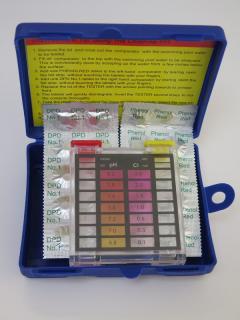 Tablettás vízelemző készlet pH/Cl méréshez T640